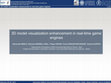 Research paper thumbnail of 3D model visualization enhancements in real-time game engines