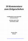 Research paper thumbnail of 10 Kommentare zum Zeitgeschehen