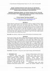 Research paper thumbnail of THERMAL DISPERSION MODEL OF WATER COOLING PLTGU CILEGON CCPP DISCHARGE INTO MARGASARI COASTAL WATERS AT THE WESTERN COAST OF BANTEN BAY