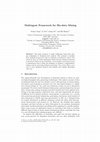 Research paper thumbnail of Multiagent framework for bio-data mining