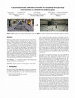 Research paper thumbnail of A psychophysically calibrated controller for navigating through large environments in a limited free-walking space