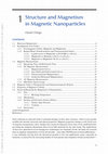 Research paper thumbnail of Structure and magnetism in magnetic nanoparticles