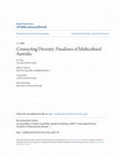 Research paper thumbnail of Connecting diversity: Paradoxes of multicultural Australia