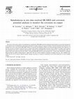 Research paper thumbnail of Simultaneous in situ time resolved SR-XRD and corrosion potential analyses to monitor the corrosion on copper