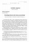 Research paper thumbnail of Metodologia historii wobec historycznej mitologii [Methodology of History and Historical Mythology]