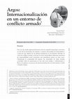 Research paper thumbnail of Argos: Internacionalización en un entorno de conflicto armado*