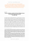 Research paper thumbnail of Sermons, Sodalities, and Saints: the Role of Religious Houses for the English Expatriate Community