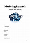 Research paper thumbnail of Marketing Research - Only The Brave By Diesel - Lebanon