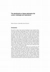 Research paper thumbnail of The Identification of Alpine Destination Life Cycles: Challenges and Implications.