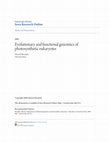 Research paper thumbnail of Evolutionary and functional genomics of photosynthetic eukaryotes