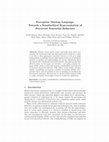 Research paper thumbnail of Perception Markup Language: Towards a Standardized Representation of Perceived Nonverbal Behaviors