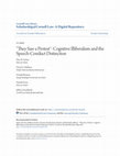 Research paper thumbnail of They Saw a Protest: Cognitive Illiberalism and the Speech-Conduct Distinction