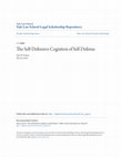 Research paper thumbnail of Self-Defensive Cognition of Self-Defense, The