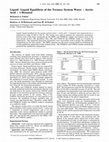 Research paper thumbnail of Liquid-liquid equilibria of the ternary system water + acetic acid + 1-hexanol