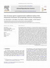 Research paper thumbnail of Out-of-season sperm cryopreserved in different media of the Amazonian freshwater fish pirapitinga ( Piaractus brachypomus)