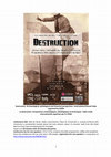 Research paper thumbnail of Construction and Destruction: the case of Timmari (South Italy), Destruction. Archaeological, philological and historical perspectives. International Round Table organised by CEMA (Louvain-La-Neuve, Belgium, 24-26 November 2011)