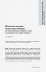 Research paper thumbnail of Régionalisme Impossible, Régionalisation Improbable La Gestion Territoriale En Turquie à L'Heure Du Rapprochement Avec L'Union Européenne