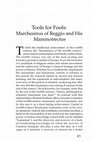 Research paper thumbnail of “Tools for Fools: Marchesinus of Reggio and his Mammotrectus”, in Medieval Perspectives 18 (2003 [2011]), 192-206.