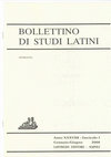 Research paper thumbnail of review of M. Giusta, Per il testo delle Res rusticae di Varrone (libri I-II), a cura di G. Magnaldi. Con la collaborazione di R. Falcetto, Alessandria 2006, in «Bollettino di studi latini» 38, 2008, 247-252