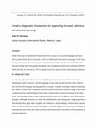 Research paper thumbnail of Creating diagnostic frameworks for supporting focused, effective, self-directed learning