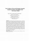 Research paper thumbnail of New Evidence of Forward Premium Anomaly: Empirical Analysis with Multivariate Non-Linear Model