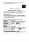 Research paper thumbnail of End-of-grant report: Robotic and information technologies in livestock agriculture: new relationships between humans, cows and machines