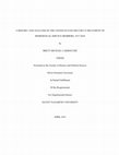 Research paper thumbnail of A History and Analysis of the United States Military's Treatment of Homosexual Service Members, 1917-2010 