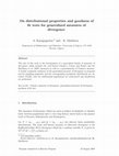 Research paper thumbnail of On Distributional Properties and Goodness-of-Fit Tests for Generalized Measures of Divergence