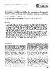 Research paper thumbnail of A stochastic rainfall model for the assessment of regional water resource systems under changed climatic condition