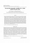 Research paper thumbnail of Incorporating topographic variability into a simple regional snowmelt model