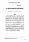 Research paper thumbnail of The cognition of hunger and eating behaviours.