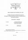 Research paper thumbnail of  The Right to Development and Rights-Based Approach to Development as Mutually Reinforcing Concepts for the Implementation of International Development