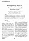 Research paper thumbnail of Design and experimental validation of an explicit MPC controller for regulating temperature in PEM fuel cell systems