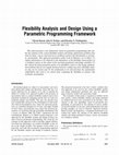 Research paper thumbnail of Flexibility analysis and design using a parametric programming framework