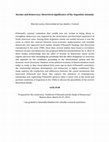 Research paper thumbnail of Income and Democracy: Theoretical Significance of the Argentine Anomaly