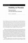 Research paper thumbnail of Visibility as Paradox: Representation and Simultaneous Contrast