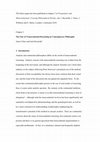 Research paper thumbnail of The Fate of Transcendental Reasoning in Contemporary Philosophy