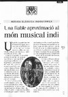 Research paper thumbnail of Música Clàssica Indostànica: Una fiable aproximació al món musical indi