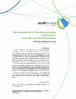Research paper thumbnail of The cinematic art of teaching university mathematics: chalk talk as embodied .  The cinematic art of teaching university mathematics: chalk talk as embodied .  Multimodal Communication 1(1), 83-103.