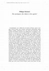 Research paper thumbnail of La discipline archéologique : des pratiques, des objets et des agents