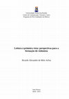 Research paper thumbnail of Leitura à primeira vista: perspectivas para a formação do violonista (Dissertação de mestrado - Ricardo Arôxa)