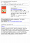 Research paper thumbnail of The Fuzzy Metrics of Money: The Finances of Travel and the Reception of Curiosities in Early Modern Europe