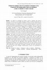 Research paper thumbnail of Etude du couplage entre les grandeurs classiques et les Propriétés thermophysiques dans un échangeur à tube et calandre à contre courant