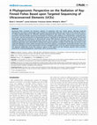 Research paper thumbnail of A Phylogenomic Perspective on the Radiation of Ray- Finned Fishes Based upon Targeted Sequencing of Ultraconserved Elements (UCEs)