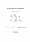 Research paper thumbnail of Viscosity of vegetable oil in the range of engine oil