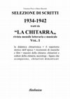 Research paper thumbnail of "LA CHITARRA" rivista mensile letteraria e musicale Vol. 1 "Selezione di scritti 1934-1942" [Preview, 2011-9]