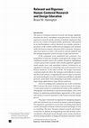 Research paper thumbnail of Relevant and Rigorous: Human-Centered Research and Design Education