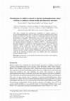 Research paper thumbnail of Mentalization in children exposed to parental methamphetamine abuse: relations to children's mental health and behavioral outcomes