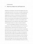 Research paper thumbnail of Objectivism, Subjectivism, and Prospectivism