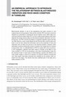 Research paper thumbnail of AN EMPIRICAL APPROACH TO INTRODUCE THE RELATIONSHIP BETWEEN BLAST-INDUCED VIBRATION AND ROCK MASS CONDITION IN TUNNELING